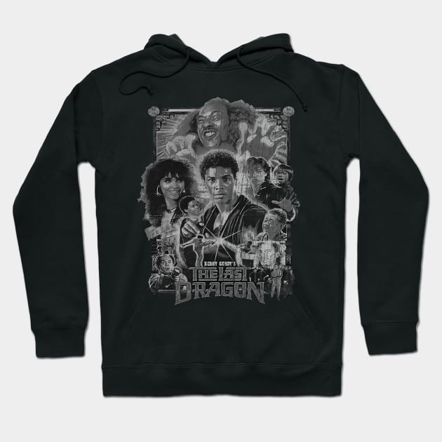 the last dragon vintage Hoodie by Mr.Skull & Grunge